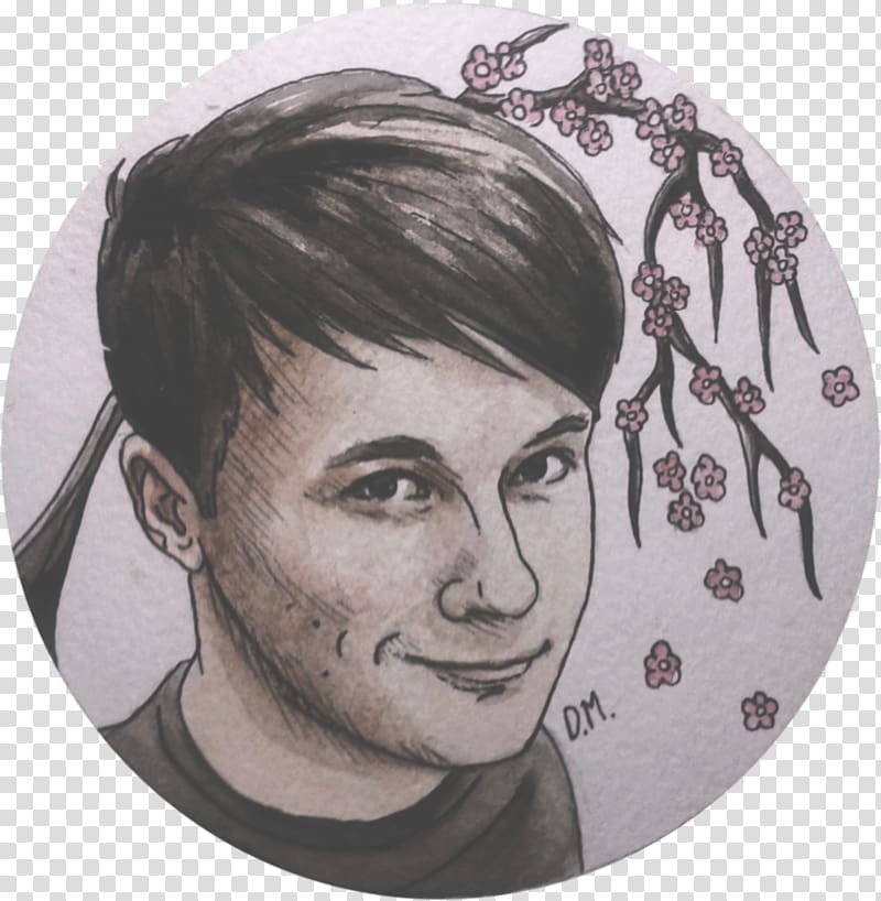 Dan Howell Drawing Watercolor painting Fan art, others transparent background PNG clipart