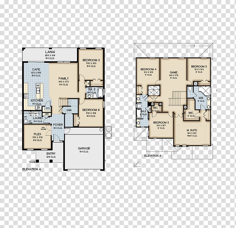 Davenport Floor plan House plan Veranda Palms Sales Center, Park Square Homes, small western-style villa transparent background PNG clipart