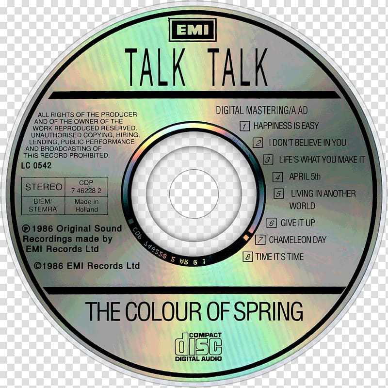 0 Foreigner The Colour of Spring Talk Talk Album, Believe Recordings 203 Recordings transparent background PNG clipart