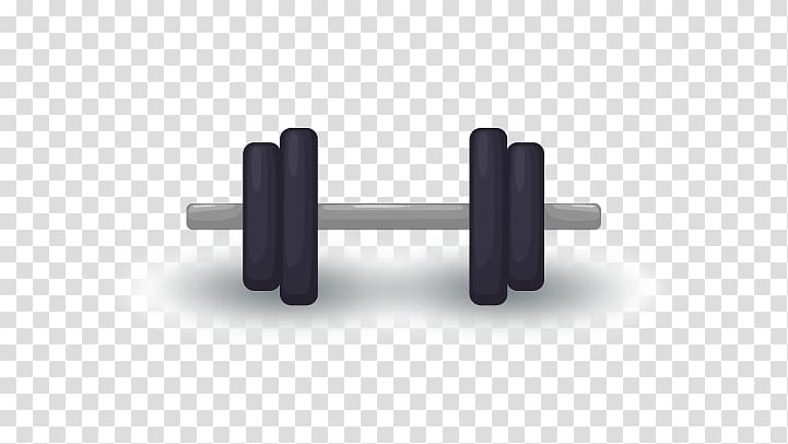 black and gray dumbbell illustration, Barbell Exercise equipment , Barbell transparent background PNG clipart