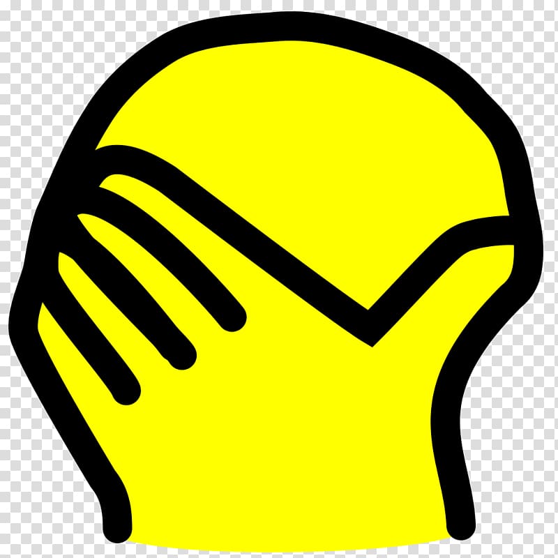 Facepalm, hand emoji transparent background PNG clipart