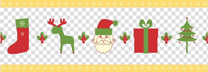 Santa Claus Christmas ornament, Cartoon christmas gift transparent background PNG clipart