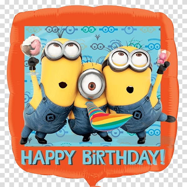 Jerry the Minion Mylar balloon Birthday Minions, balloon transparent background PNG clipart