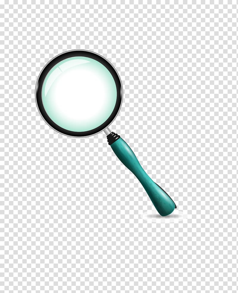 Magnifying glass Icon, hand-painted magnifying glass transparent background PNG clipart