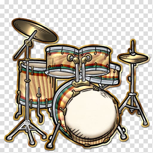 cartoon drummer