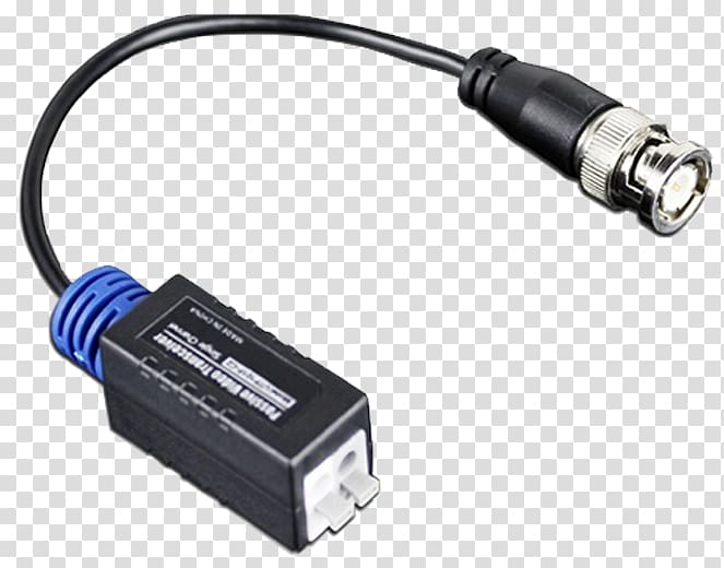 Balun Analog High Definition Closed-circuit television High Definition Composite Video Interface Twisted pair, Camera transparent background PNG clipart