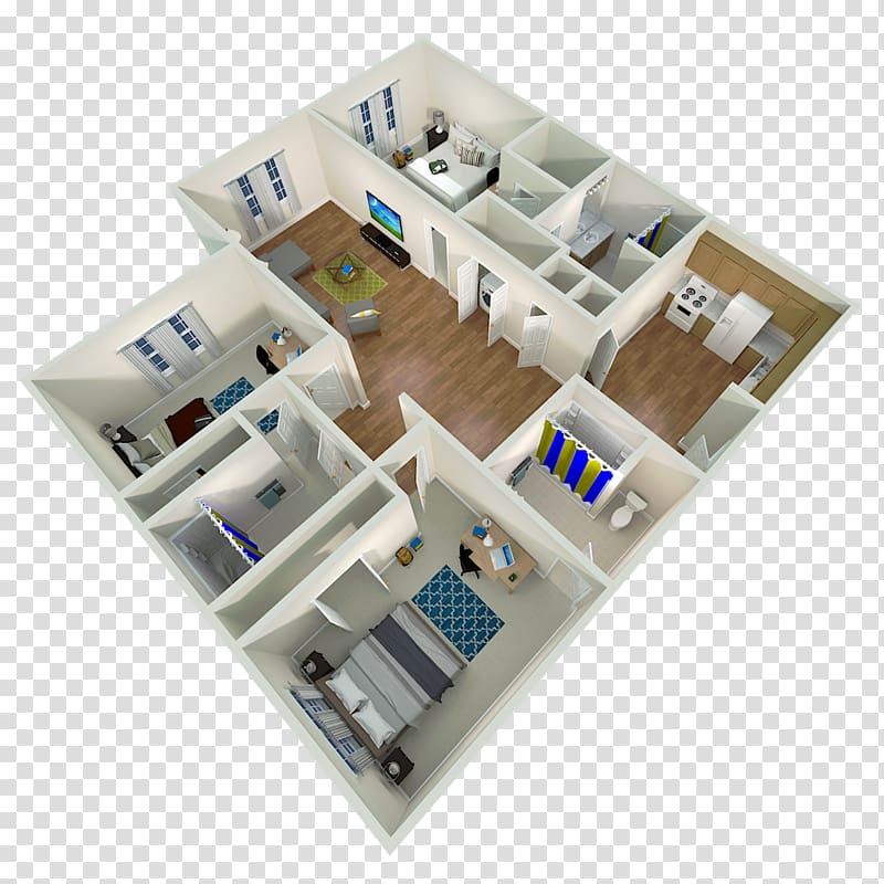 Floor plan Apartment House Student Home, apartment transparent background PNG clipart
