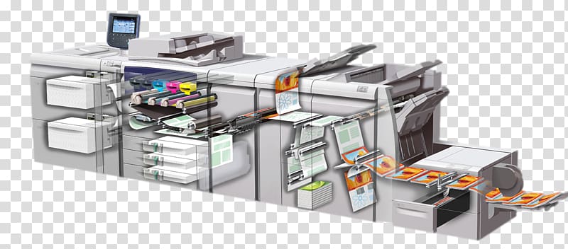Xerox Digital printing copier Color printing, impression transparent background PNG clipart