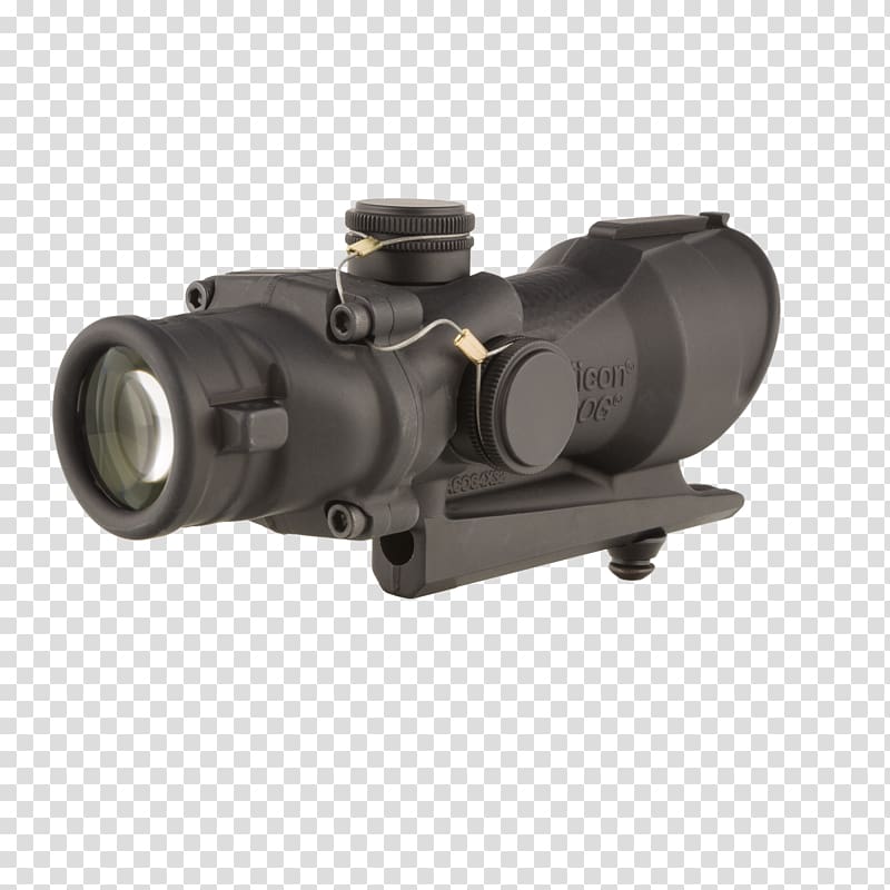 Trijicon Advanced Combat Optical Gunsight Telescopic sight Reticle M4 carbine, assault rifle transparent background PNG clipart
