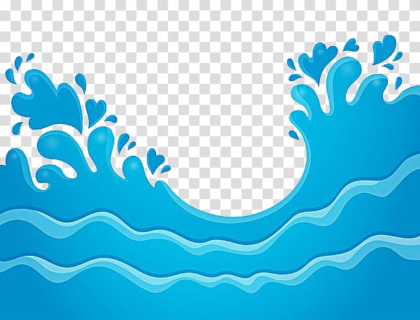 Water Drawing , Sea wave transparent background PNG clipart