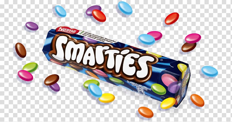 Smarties Chocolate bar Jelly bean Food, chocolate transparent background PNG clipart