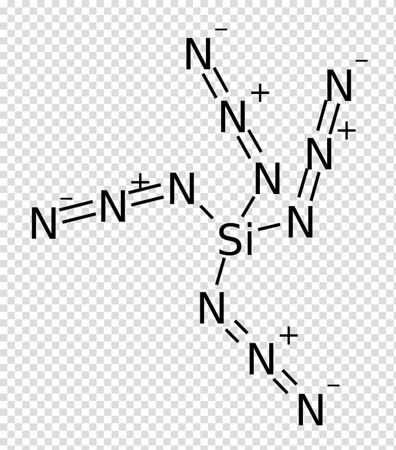 Tetraazidomethane Silicon tetraazide Nitrogen Chemical compound, silicon transparent background PNG clipart