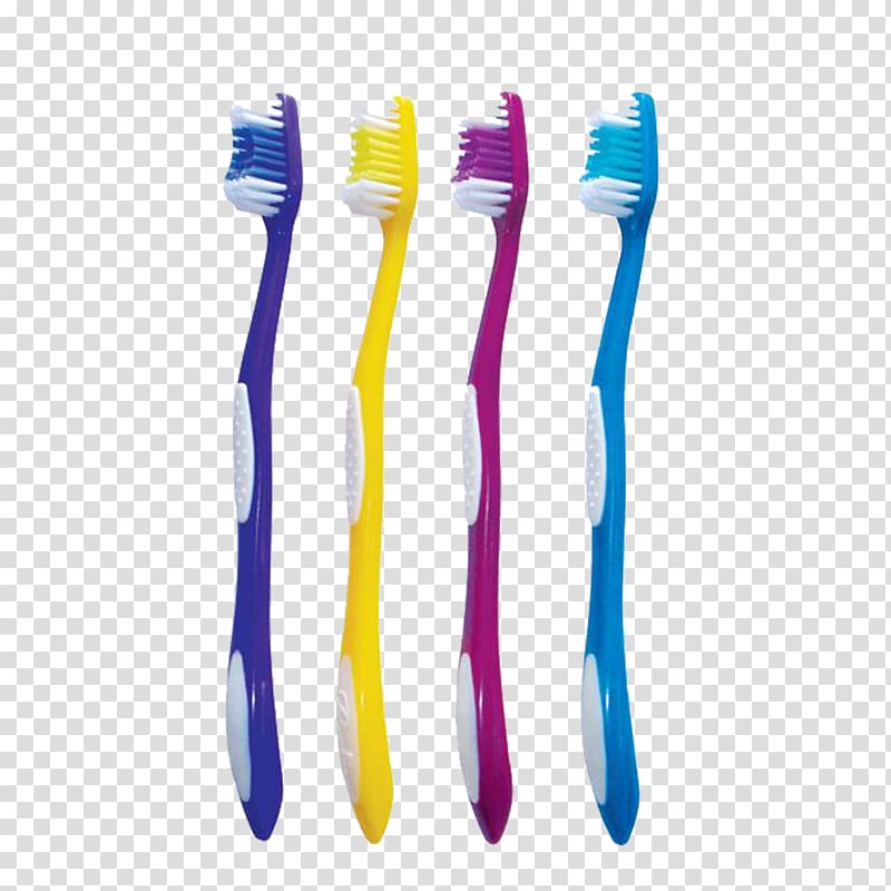 four assorted-color toothbrushes, Toothbrush Towel Housekeeping Toothpick, toothbrush transparent background PNG clipart