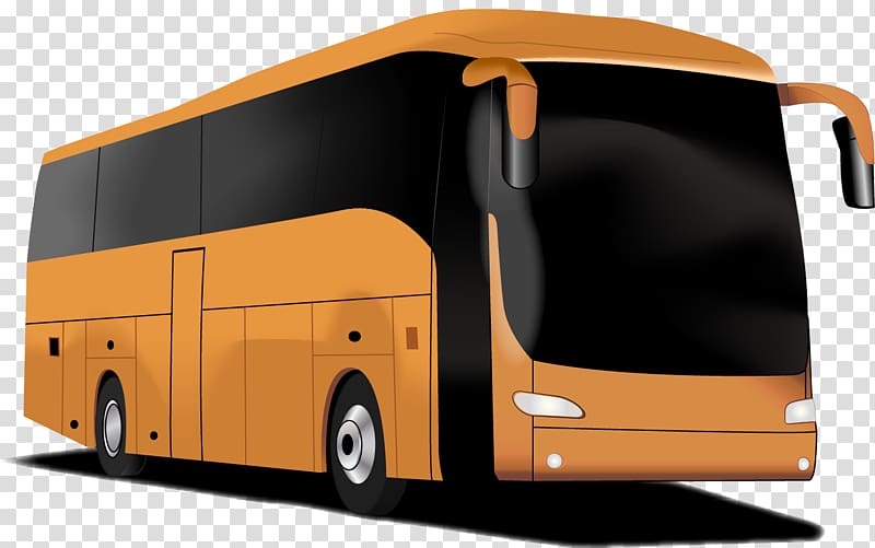 orange bus , School bus Tour bus service , bus transparent background PNG clipart