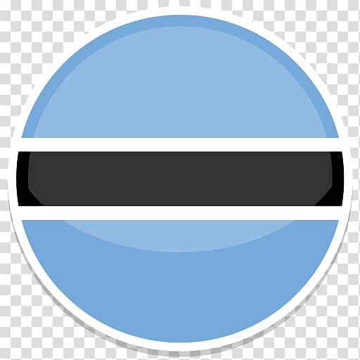 blue symbol circle, Botswana transparent background PNG clipart
