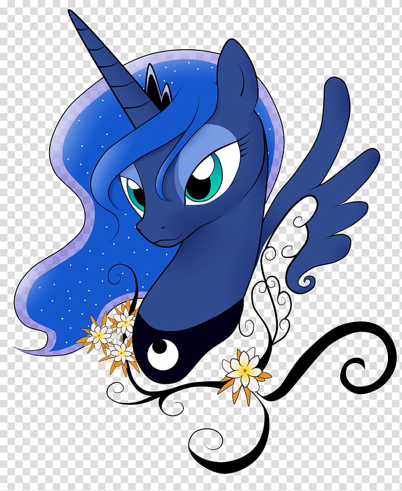 Princess Luna Pony Rarity Fan art, unicorn horn transparent background PNG clipart