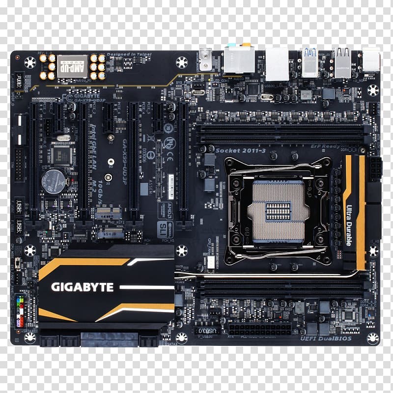 LGA 2011 Intel X99 Motherboard Scalable Link Interface Gigabyte Technology, others transparent background PNG clipart