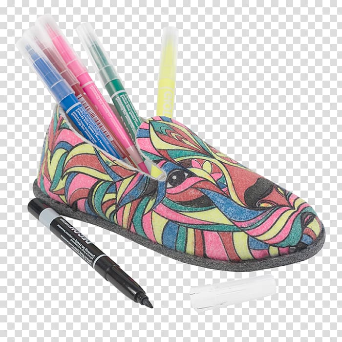 Slipper Chausson Felt Shoe Child, stylo transparent background PNG clipart