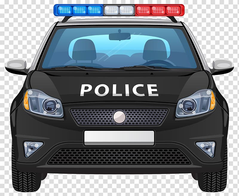 Police car transparent background PNG clipart