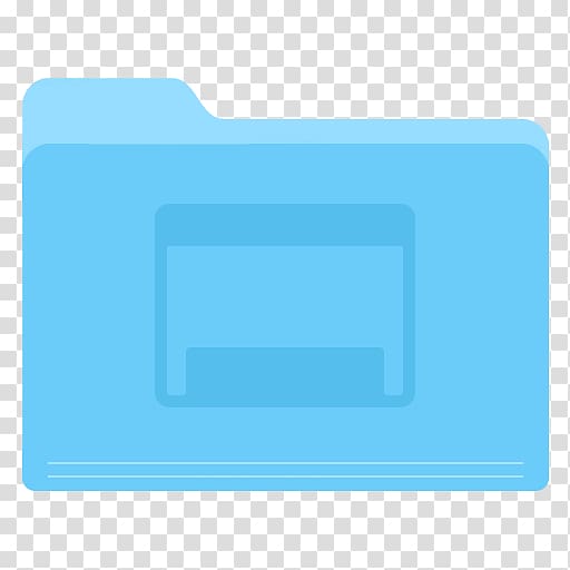 blue square angle area, Folder Desktop transparent background PNG clipart