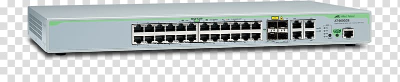 Gigabit Ethernet Allied Telesis Network switch Stackable switch Small form-factor pluggable transceiver, others transparent background PNG clipart
