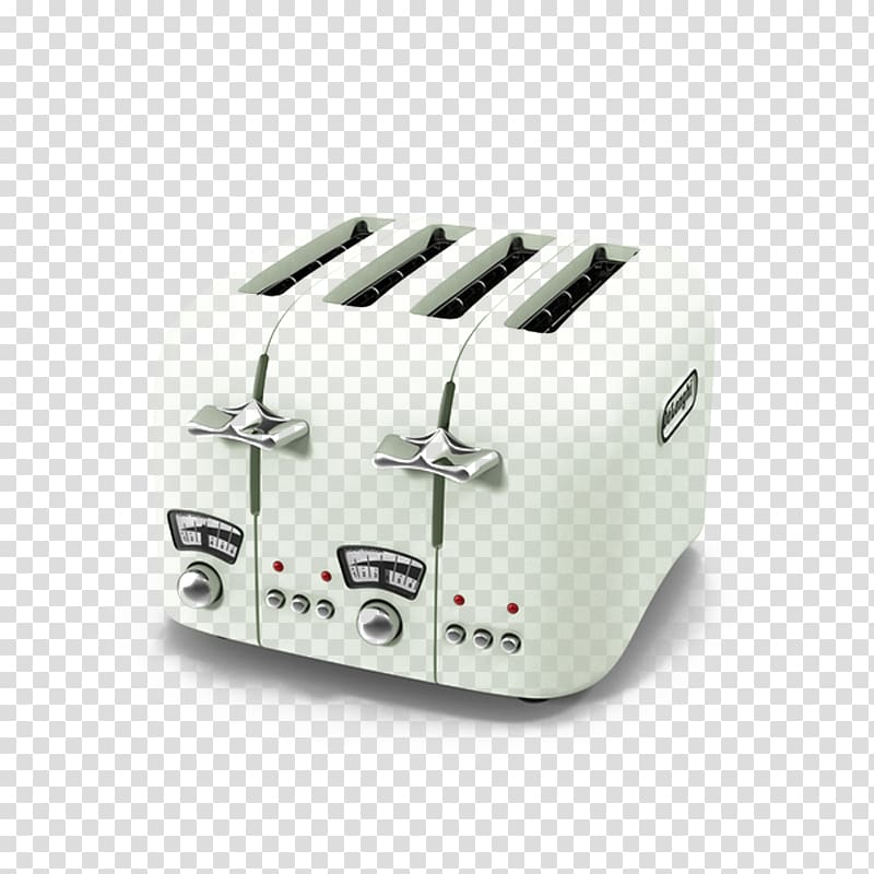 Toaster DeLonghi, Delong retro toaster transparent background PNG clipart