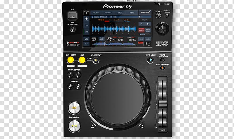 Pioneer DJ Disc jockey DJ controller Pioneer XDJ-700 CDJ, Dj Lighting transparent background PNG clipart
