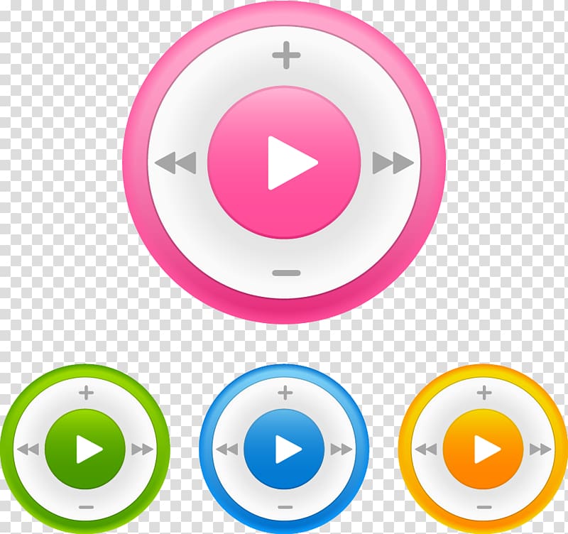 Button Euclidean Icon, Music play button transparent background PNG clipart