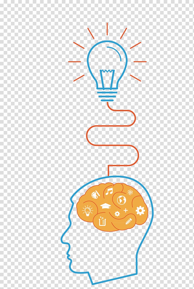 smart brain clipart