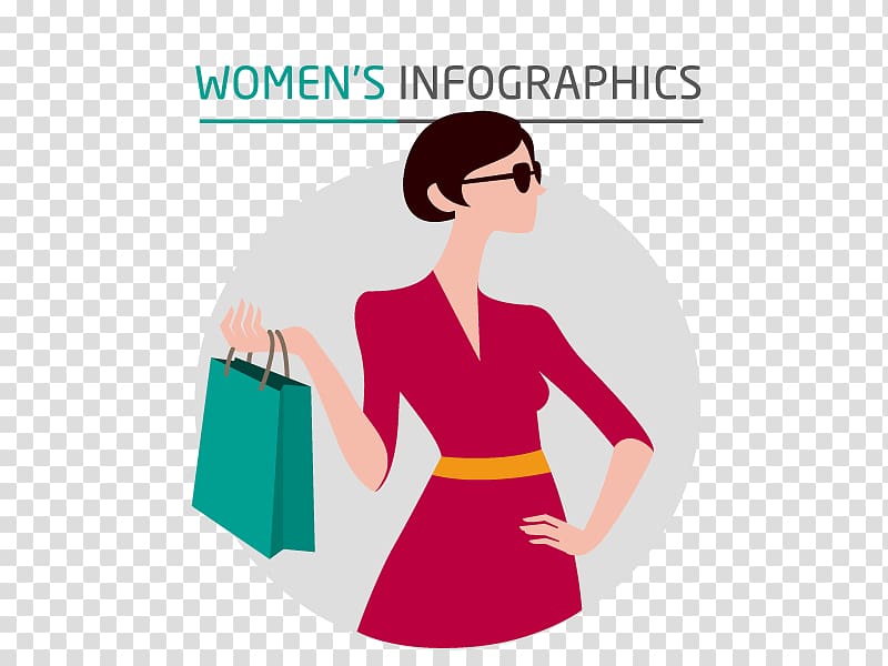 Female Fashion Woman, Women shopping transparent background PNG clipart