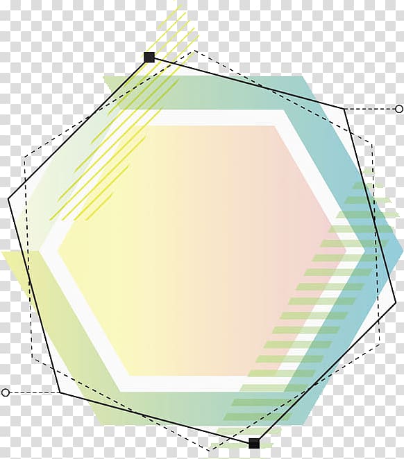 multicolored hexagon , Cartoon six prism transparent background PNG clipart