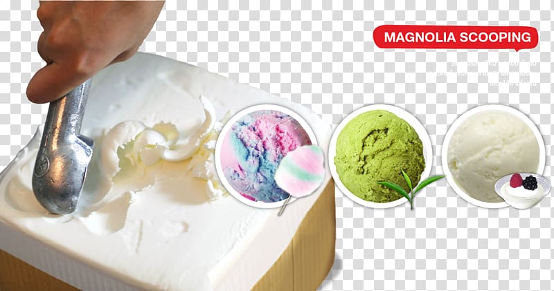 Magnolia Ice Cream & Treats Food Scoops Flavor, ice cream transparent background PNG clipart