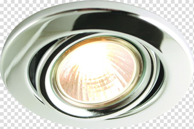 Recessed light Lighting Multifaceted reflector LED lamp, downlights transparent background PNG clipart
