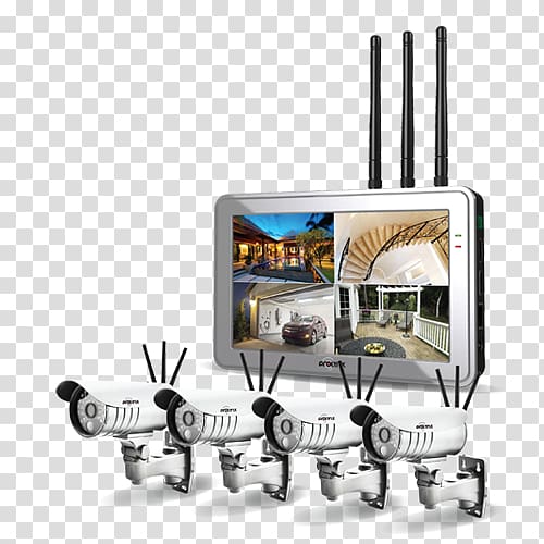 Prolynx Product Closed-circuit television Surveillance Security, cctv camera dvr kit transparent background PNG clipart