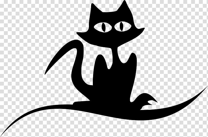 Cat Kitten Silhouette , Airheads transparent background PNG clipart