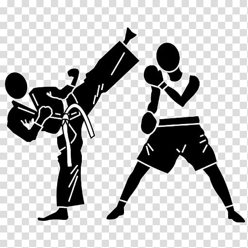 Boxing Ultimate Fighting Championship Knockout Combat sport, karate stances transparent background PNG clipart