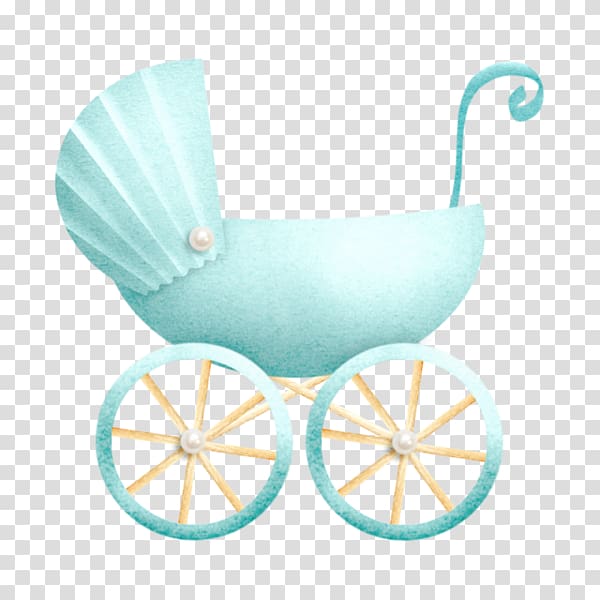 Angels Baby transport , Blue baby carriage transparent background PNG clipart