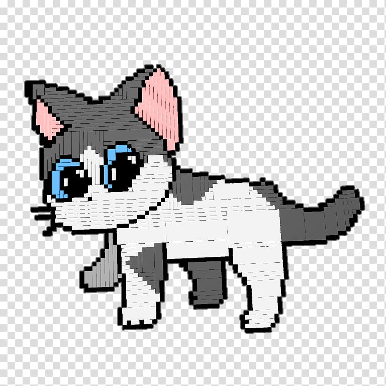 Kitten Whiskers Cat Pixel art, kitten transparent background PNG clipart