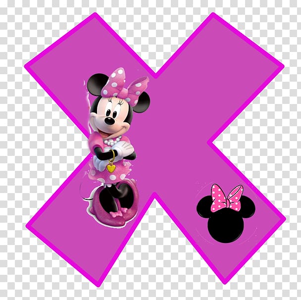 Minnie Mouse Mickey Mouse Alphabet Letter, minnie mouse transparent background PNG clipart