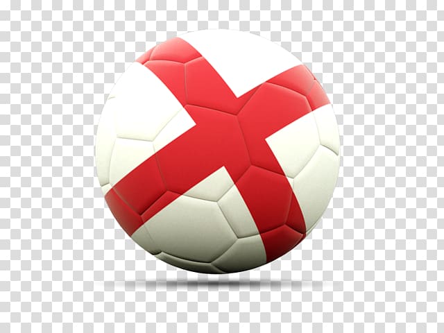 red and white soccer ball , England national football team UEFA Euro 2016 Flag of England, England transparent background PNG clipart