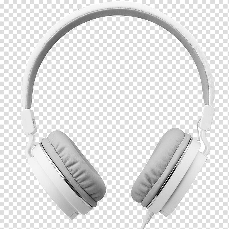 white headphones transparent background PNG clipart