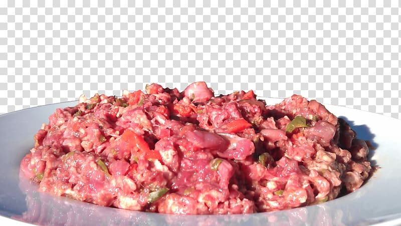 Raw foodism Dog Meat Recipe, chicken meat transparent background PNG clipart