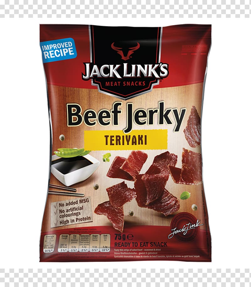 Jerky Rendang Pretzel Beef Dried meat, jerky transparent background PNG clipart