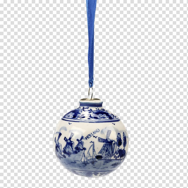 Amsterdam De Koninklijke Porceleyne Fles Christmas ornament Delftware Bombka, hand-painted articles transparent background PNG clipart