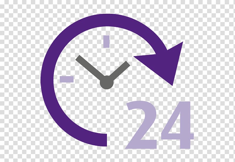 Logo 24/7 service Management, appointment transparent background PNG clipart