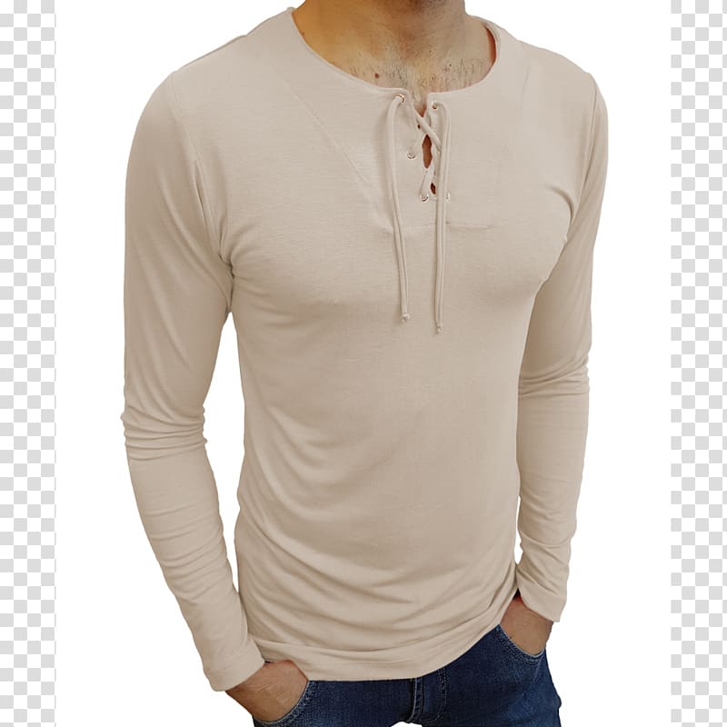 Beige Neck, camiseta transparent background PNG clipart