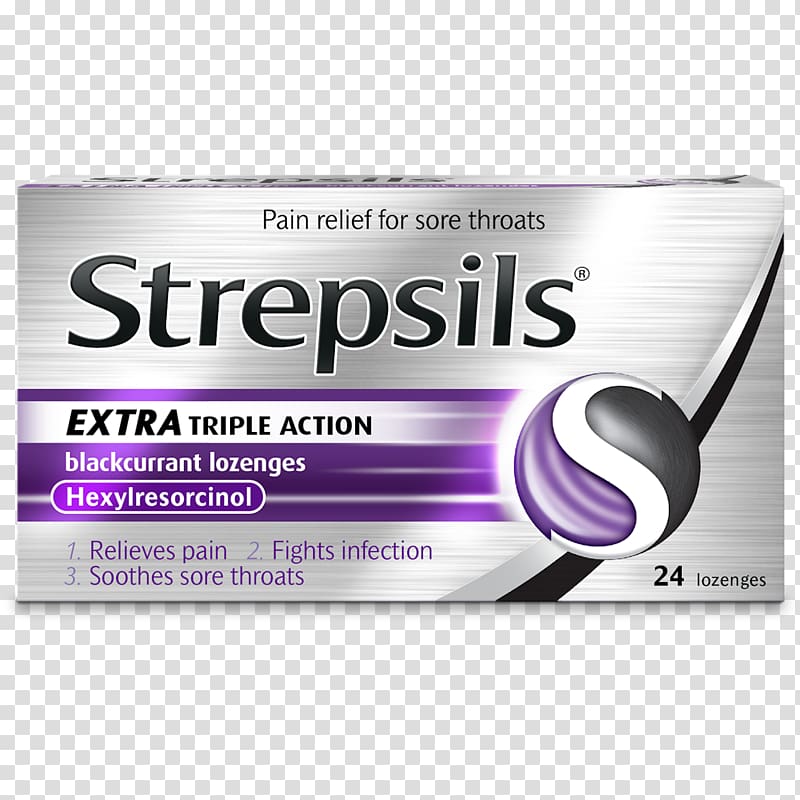 Strepsils Throat lozenge Sore throat Pharyngitis, Wards Pharmacy transparent background PNG clipart