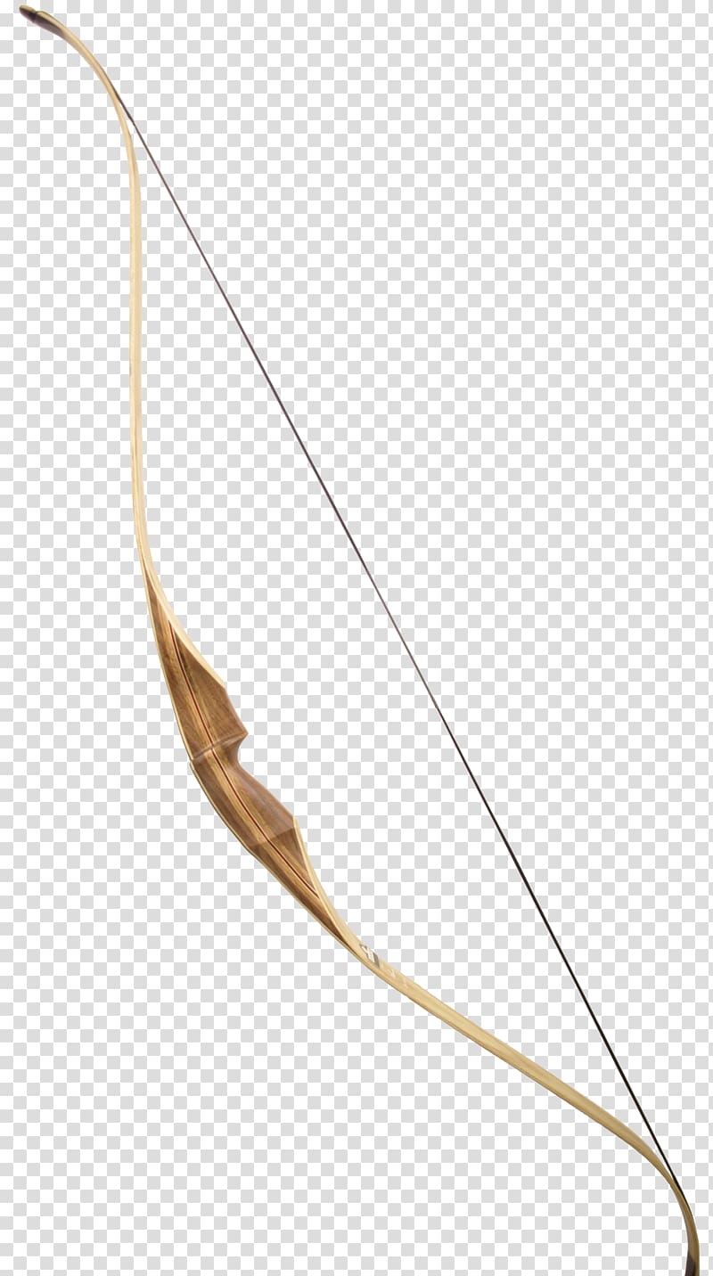 Longbow Ranged weapon Bow and arrow, weapon transparent background PNG clipart