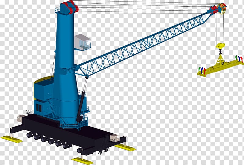 Mobile crane Heavy Machinery Industry, crane transparent background PNG clipart
