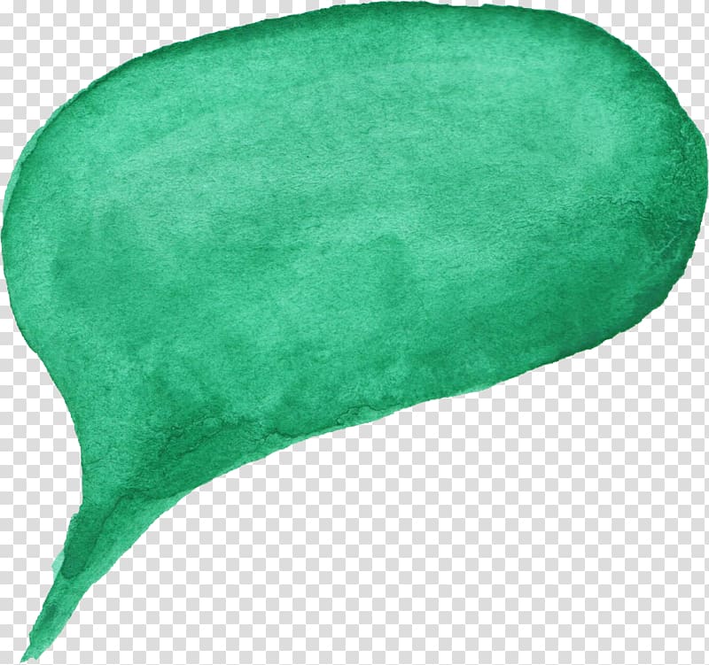 Speech balloon Watercolor painting Green, WATERCOLOR GREEN transparent background PNG clipart